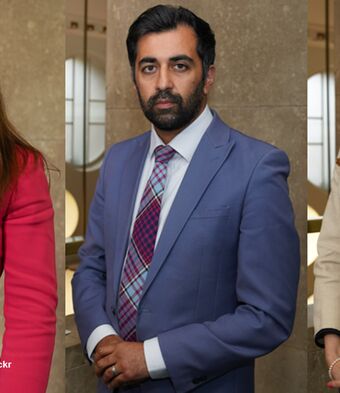 SNP Leadership candidates - Kate Forbes, Humza Yousaf, Ash Regan (L-R)