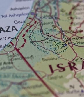Gaze Israel Map