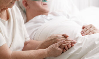 Couple hospital bed end of life