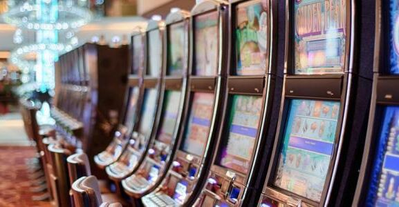 Row of betting machines casino 1c