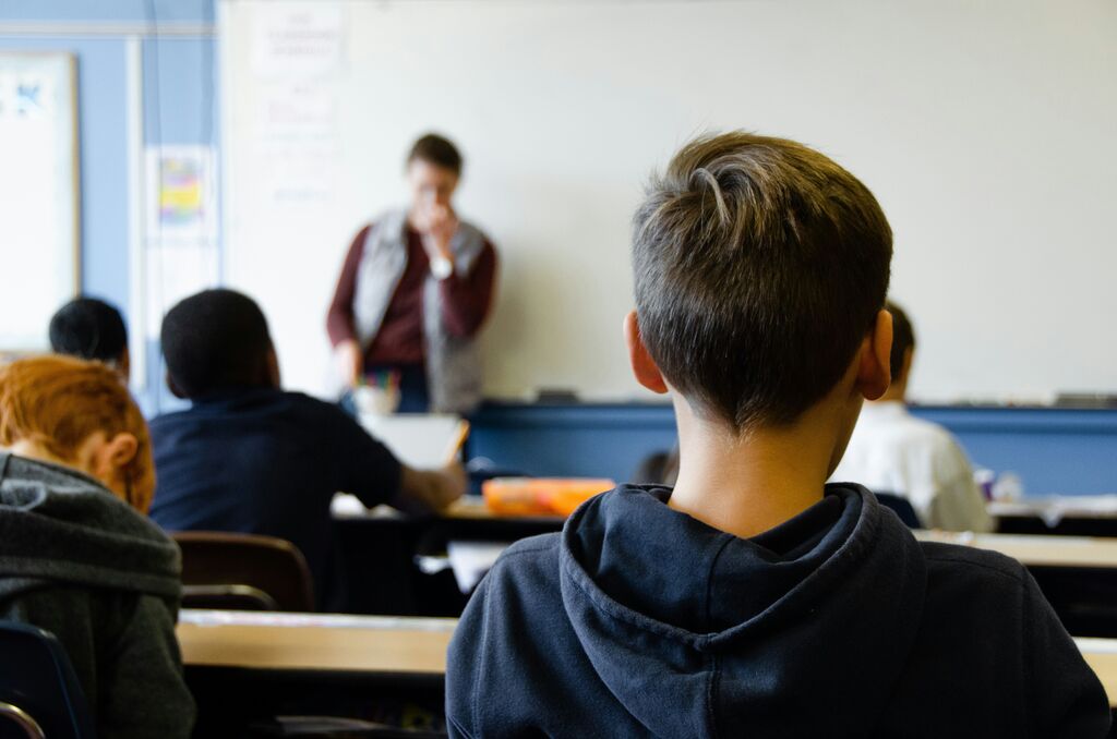 Pupils in class