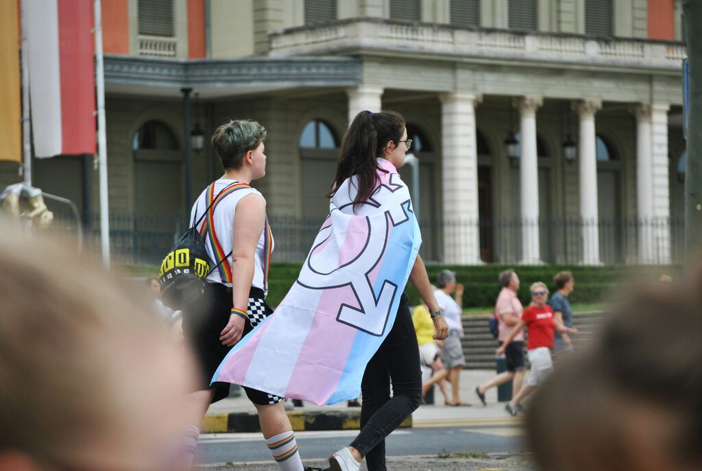 Trans protest