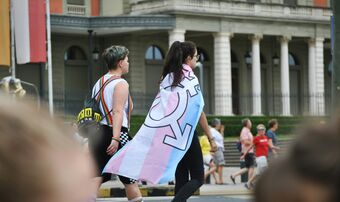 Trans protest