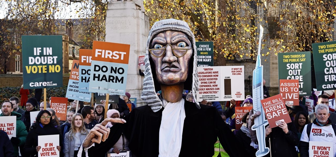 Assisted Suicide protest min