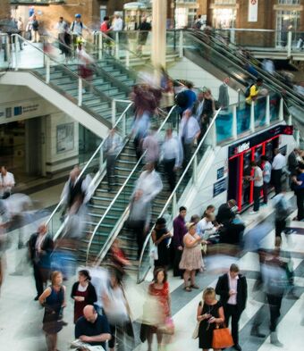 Commuters job London rail