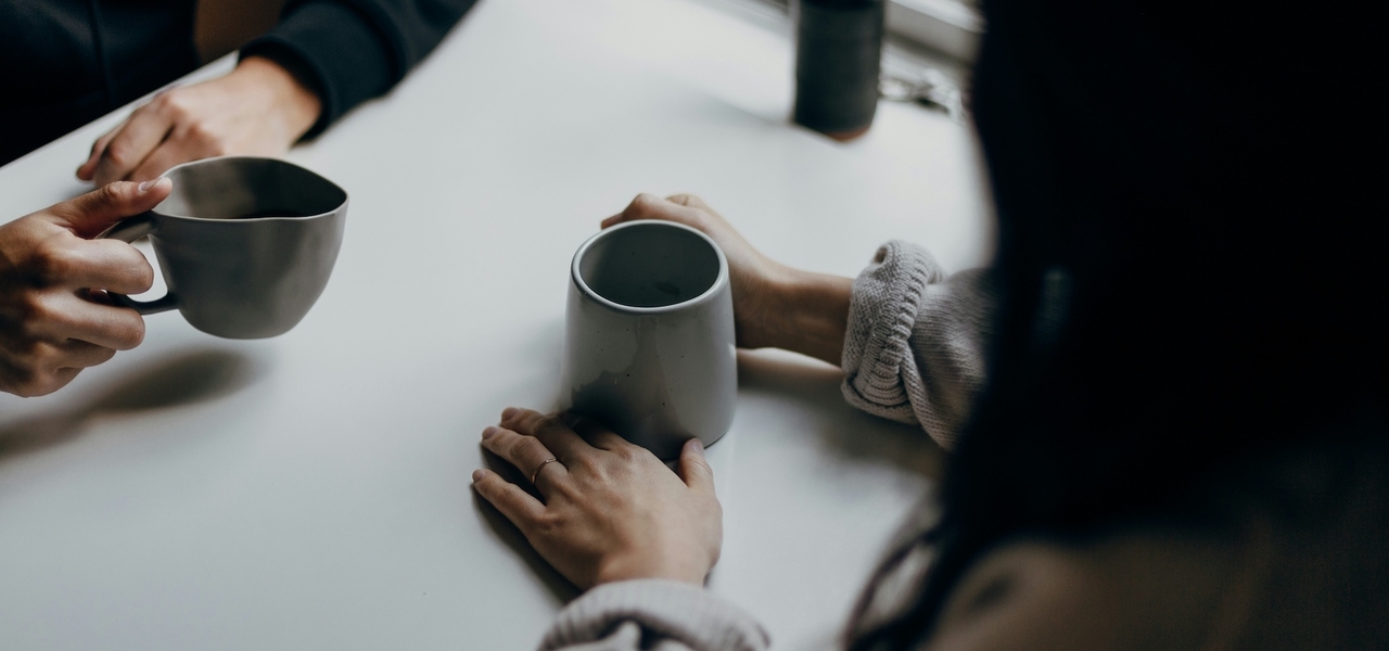 Coffee women conversation help