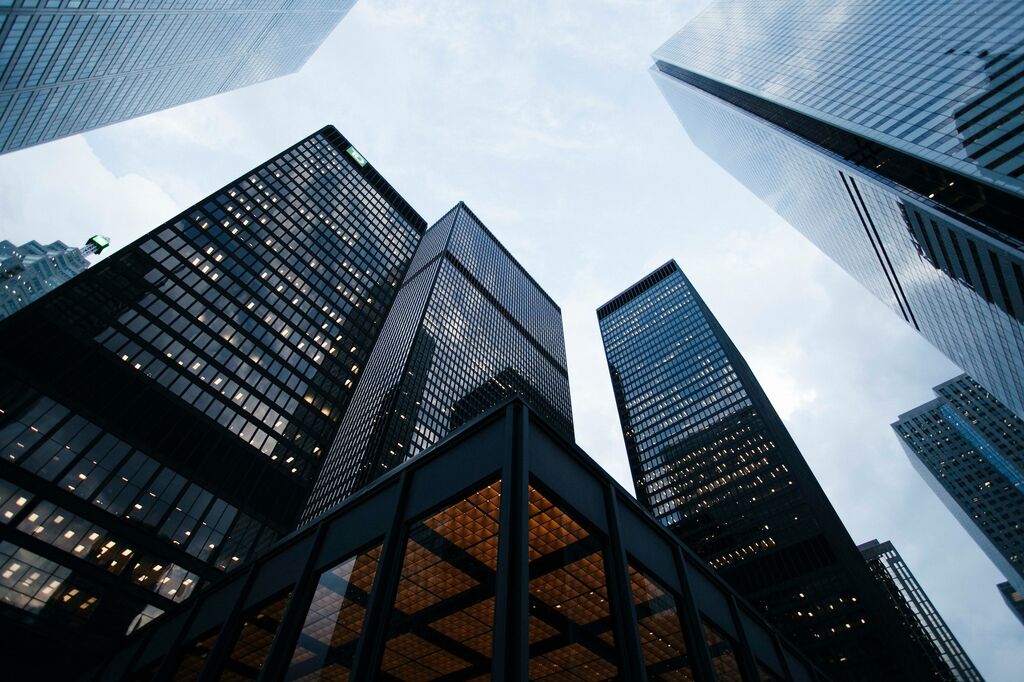 City office skyline